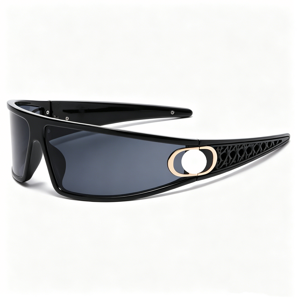 Women's Headband Sunglasses: Stylish One-Piece Design for a Sophisticated Look, UV Protection
