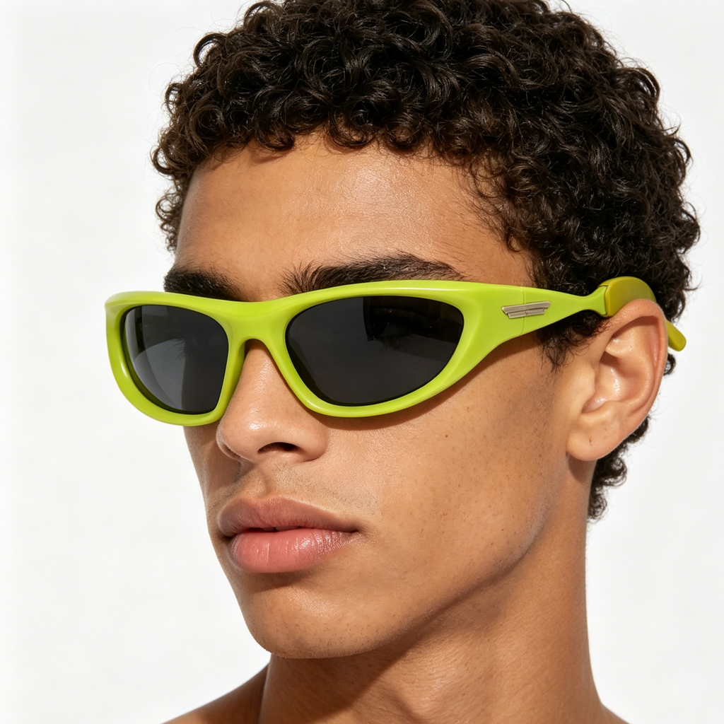 Polarized Sports Sunglasses: Men's Retro, Fashionable, and Colorful Cat-Eye Cycling Sunglasses for Women
